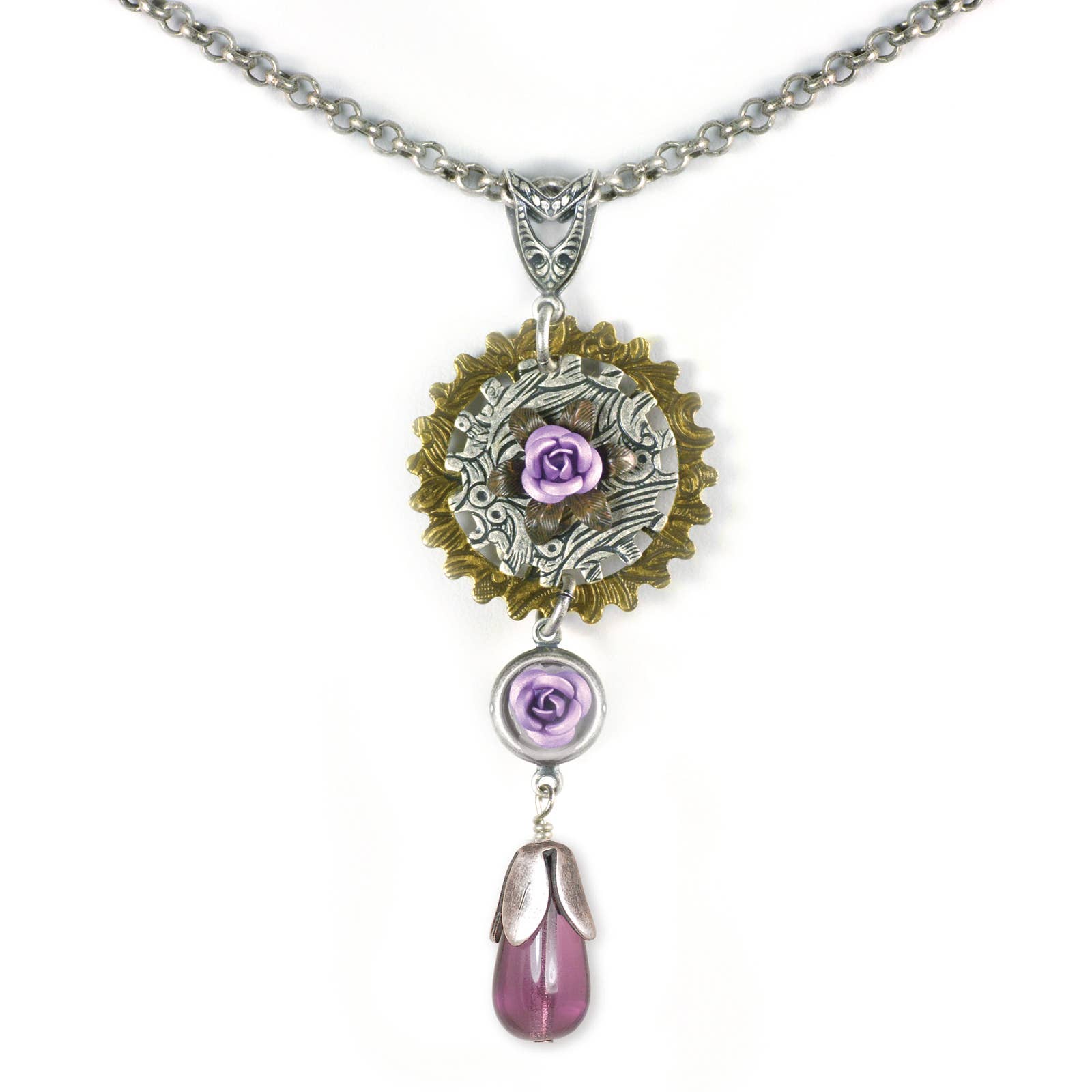 Femme Fatale Necklace -  Elizabeth Barrett Steampunk