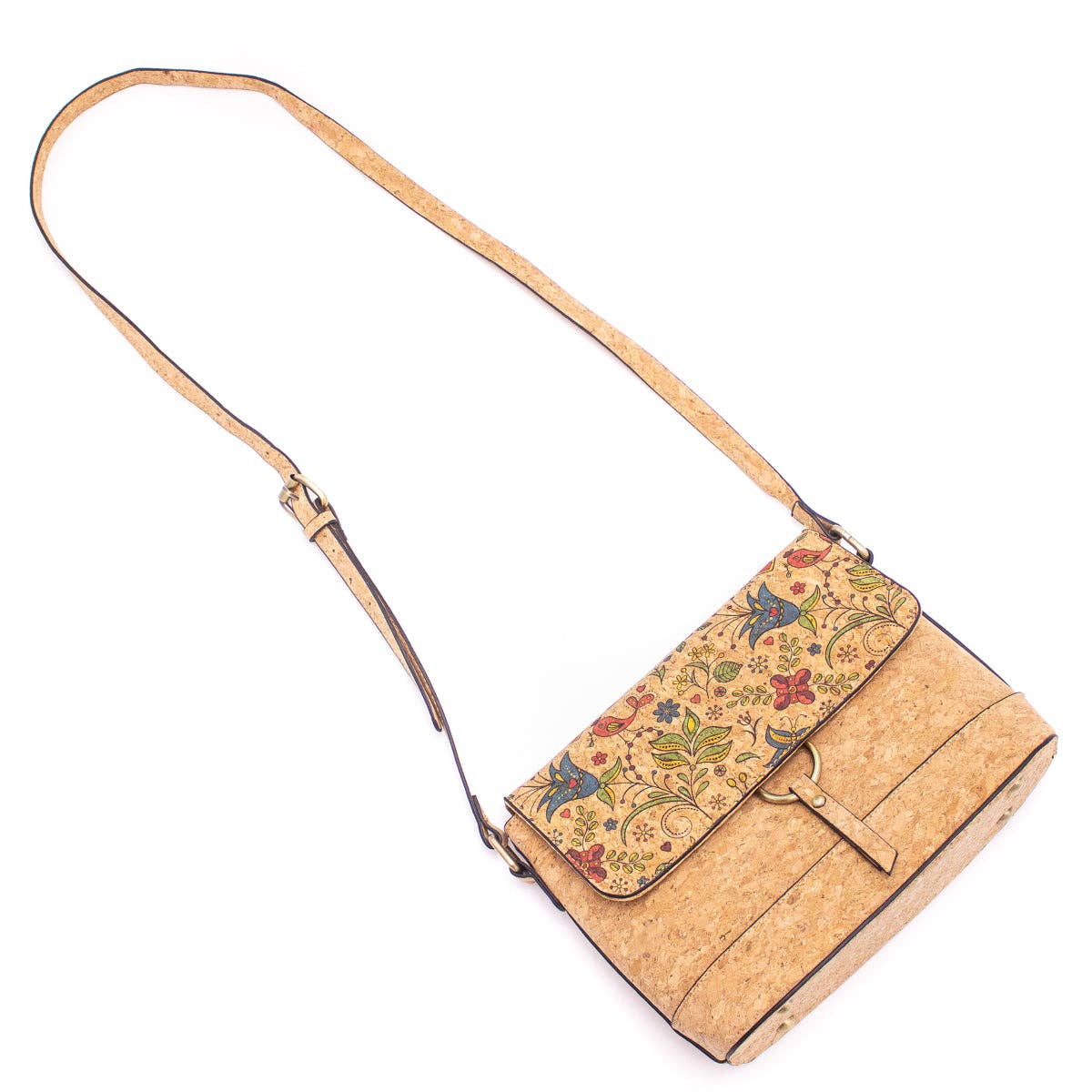 Cork crossbody classic pattern