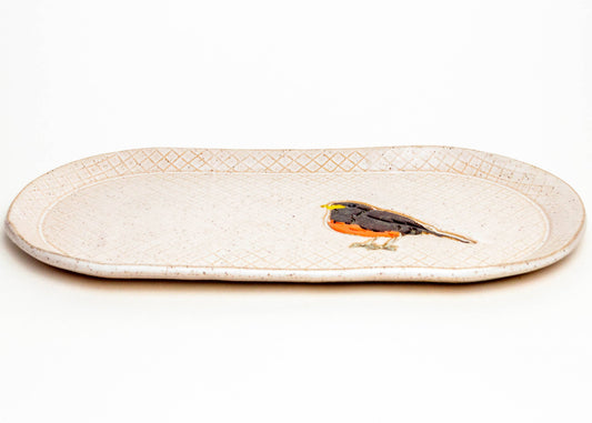 Robin Ceramic Platter