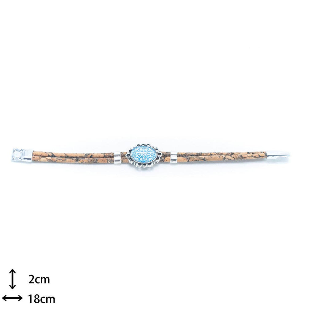 Natural Cork  Handmade Bracelet