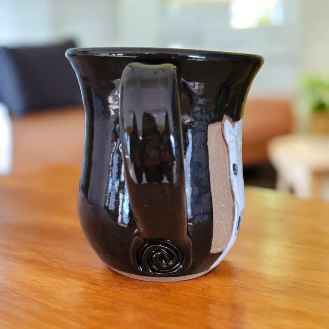 Carved White Horse Mug