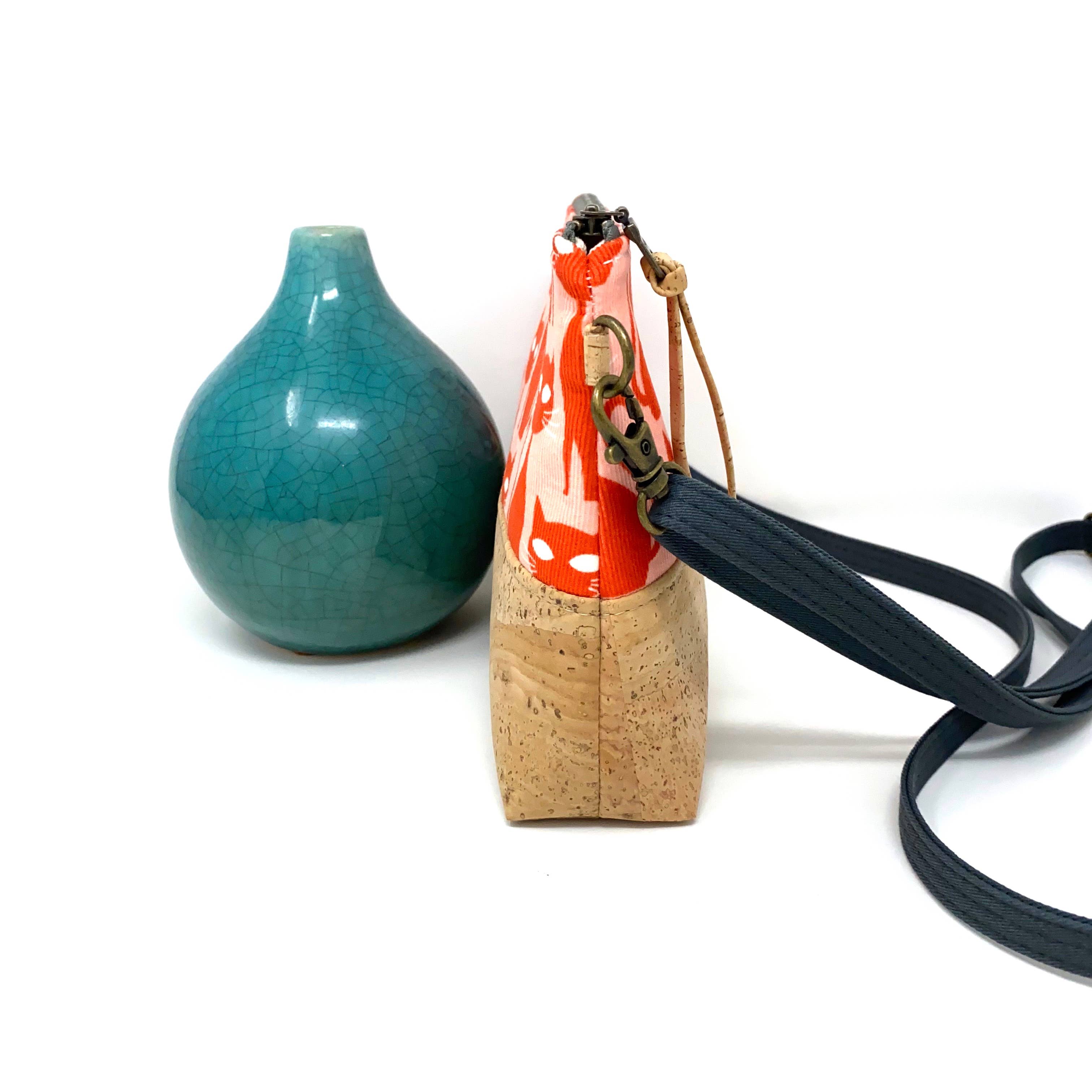 Mod Tabby Organic Cotton & Cork Crossbody