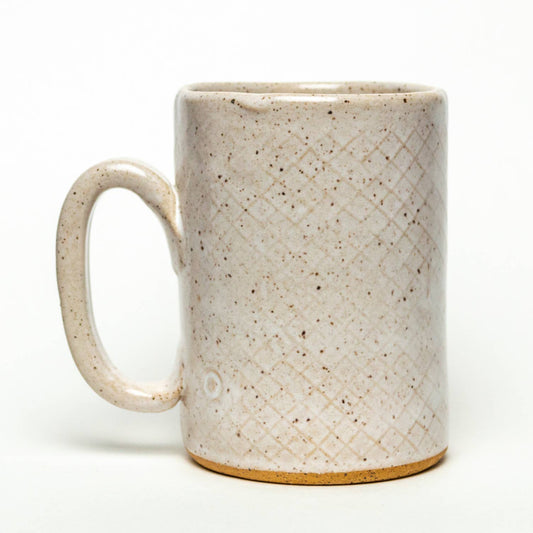 Red Cardinal Pattern White Mug