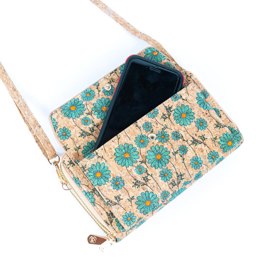 Horizontal Cork Phone Bag