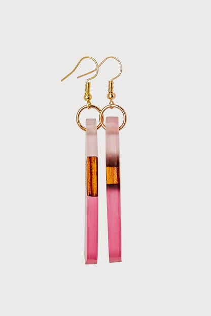 Lasalle Wooden & Resin Earrings