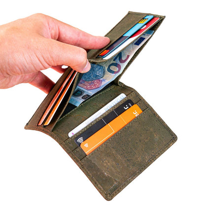 Men’s Ultra-Thin Cork Wallet and Card Holder