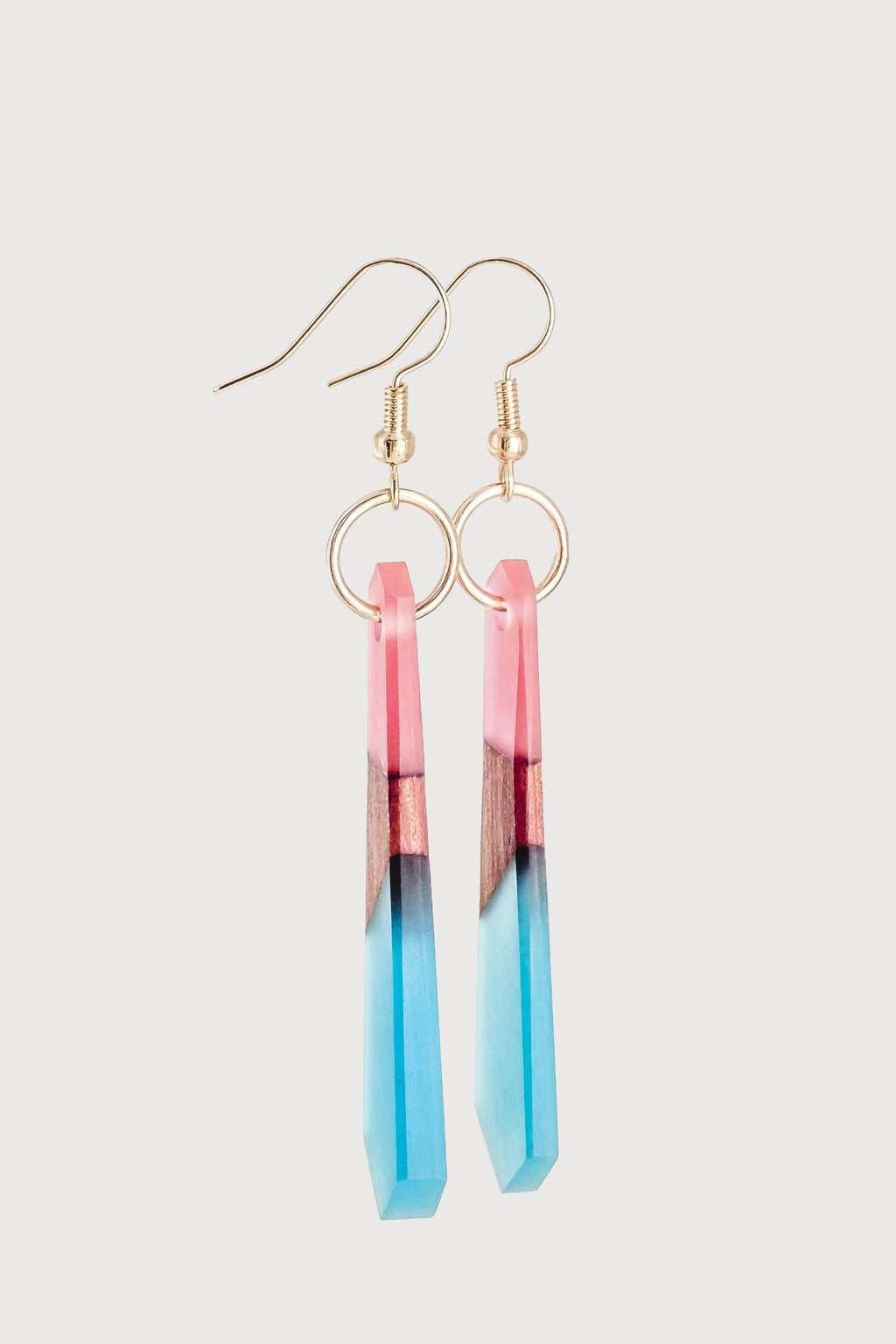 Angelica Wooden & Resin Earrings