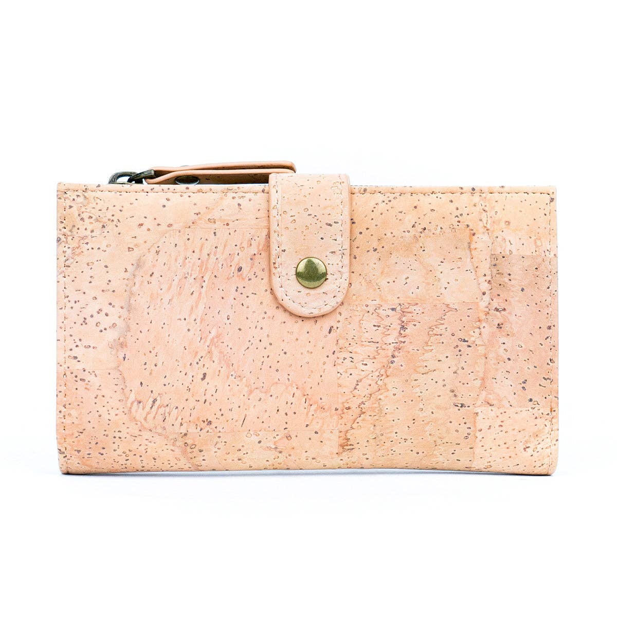 Chic Black and Natural Cork Women's Wallet