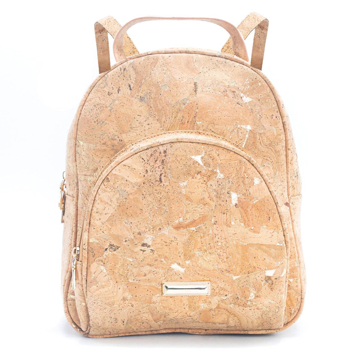 Molten Gold Natural cork Flap backpack