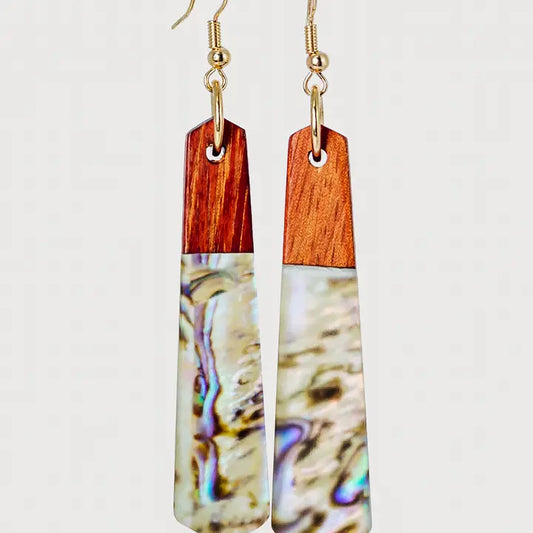 Jamie Wooden & Resin Earrings