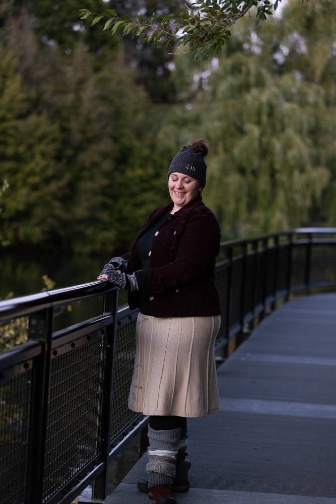 Legwarmers Cream and Grey Upcycled from Sweaters