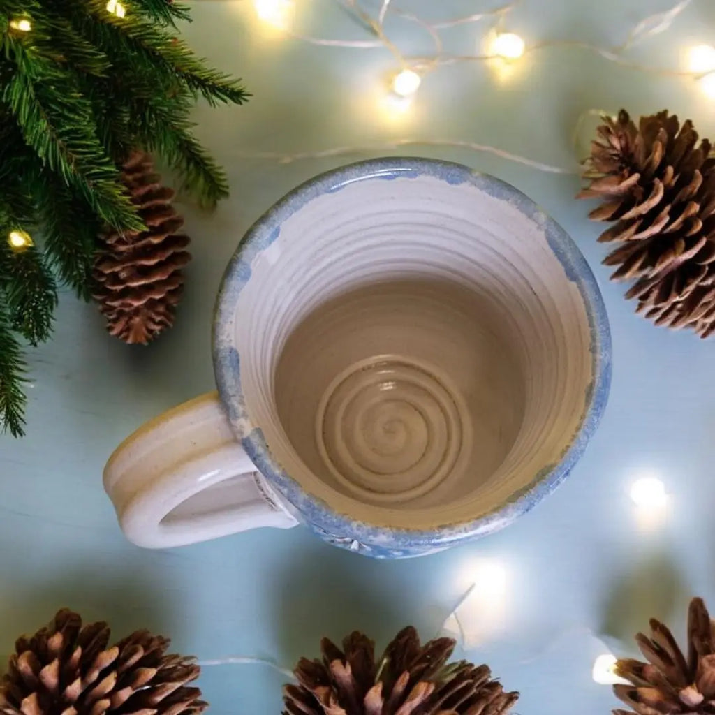 Carved Snowman Mug