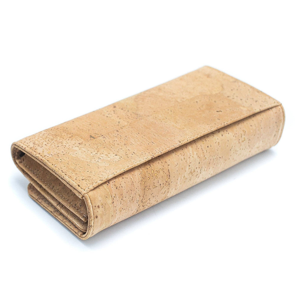All natural cork bifold smart wallet