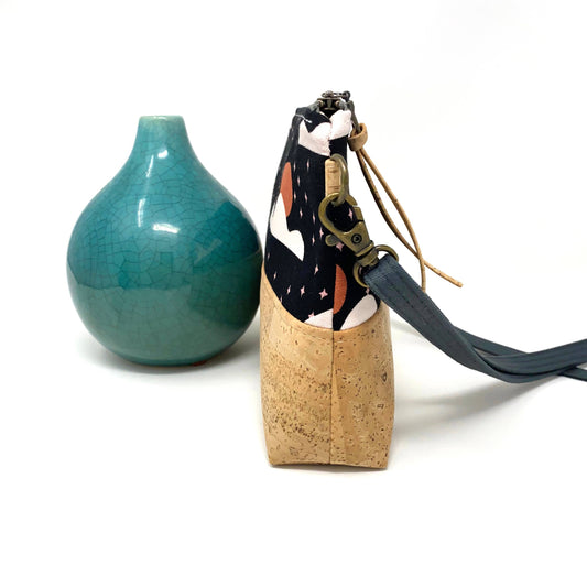 Moonrise Organic Cotton & Cork Crossbody
