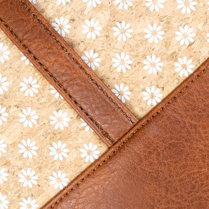 Cork Tote Bag with Vegan Leather Straps
