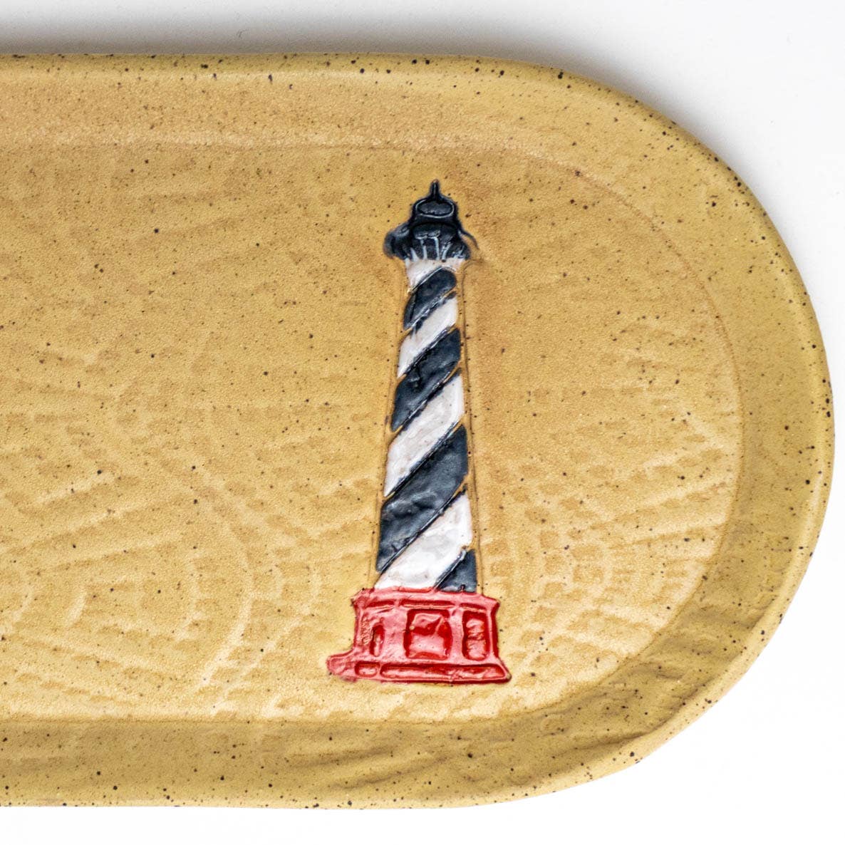 Lighthouse Ceramic 10" Platter
