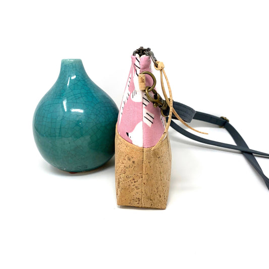 Glide Organic Cotton & Cork Crossbody