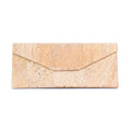 Foldable Triangular Cork Glasses Case