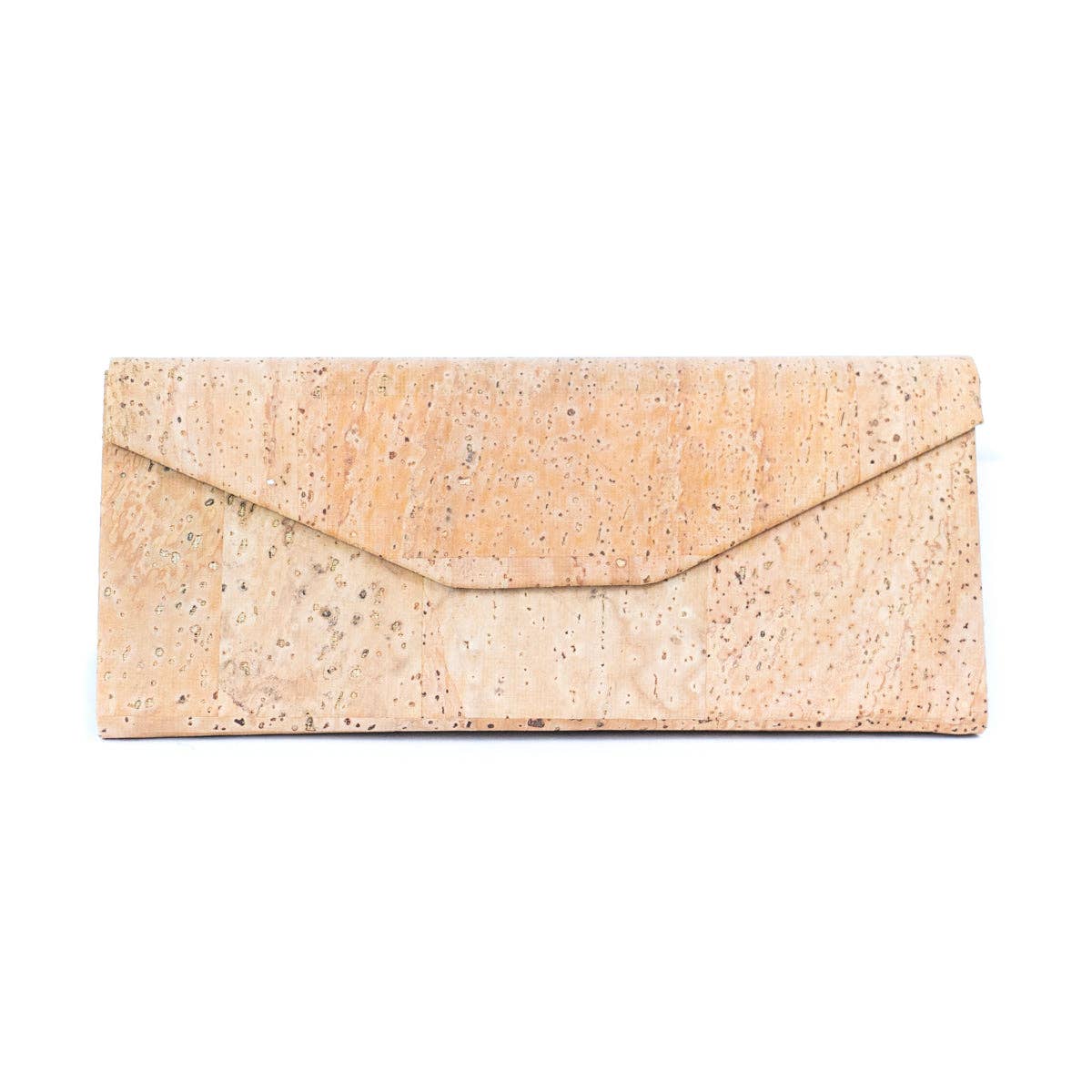 Foldable Triangular Cork Glasses Case