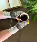 Fingerless Gloves Solid Color(s) rainbow Upcycled from sweaters