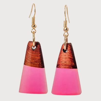 Zara Wooden & Resin Earring