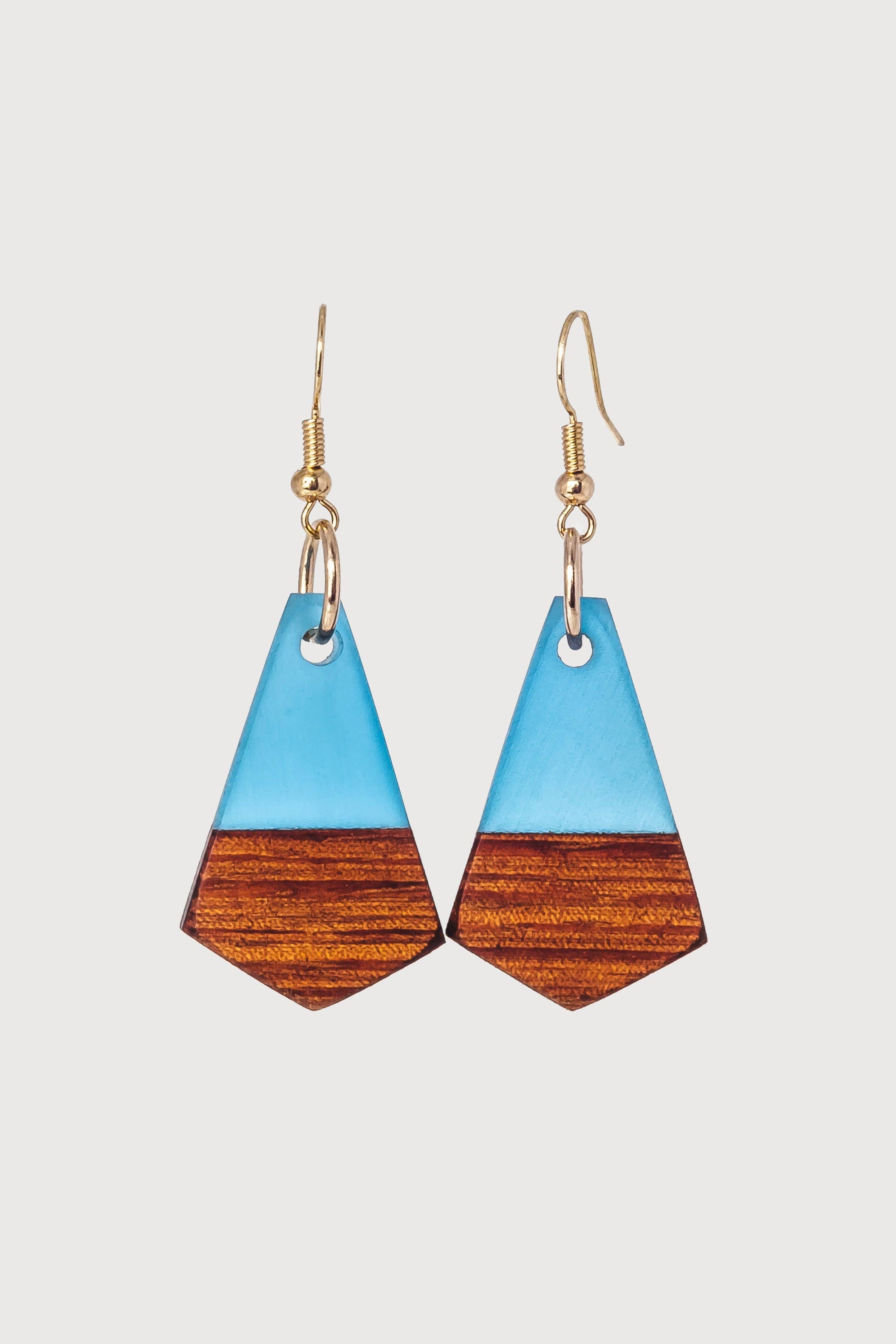 Lola Wooden & Resin Earring
