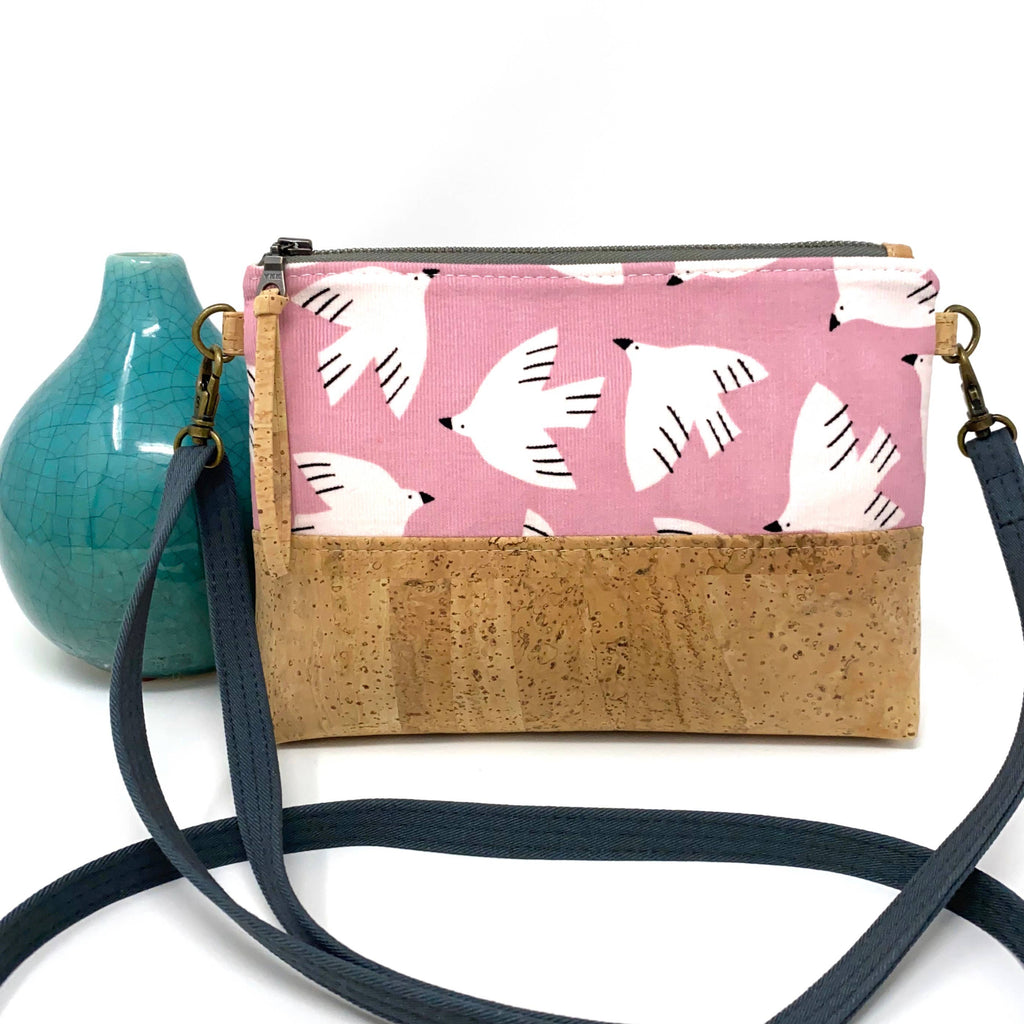 Glide Organic Cotton & Cork Crossbody
