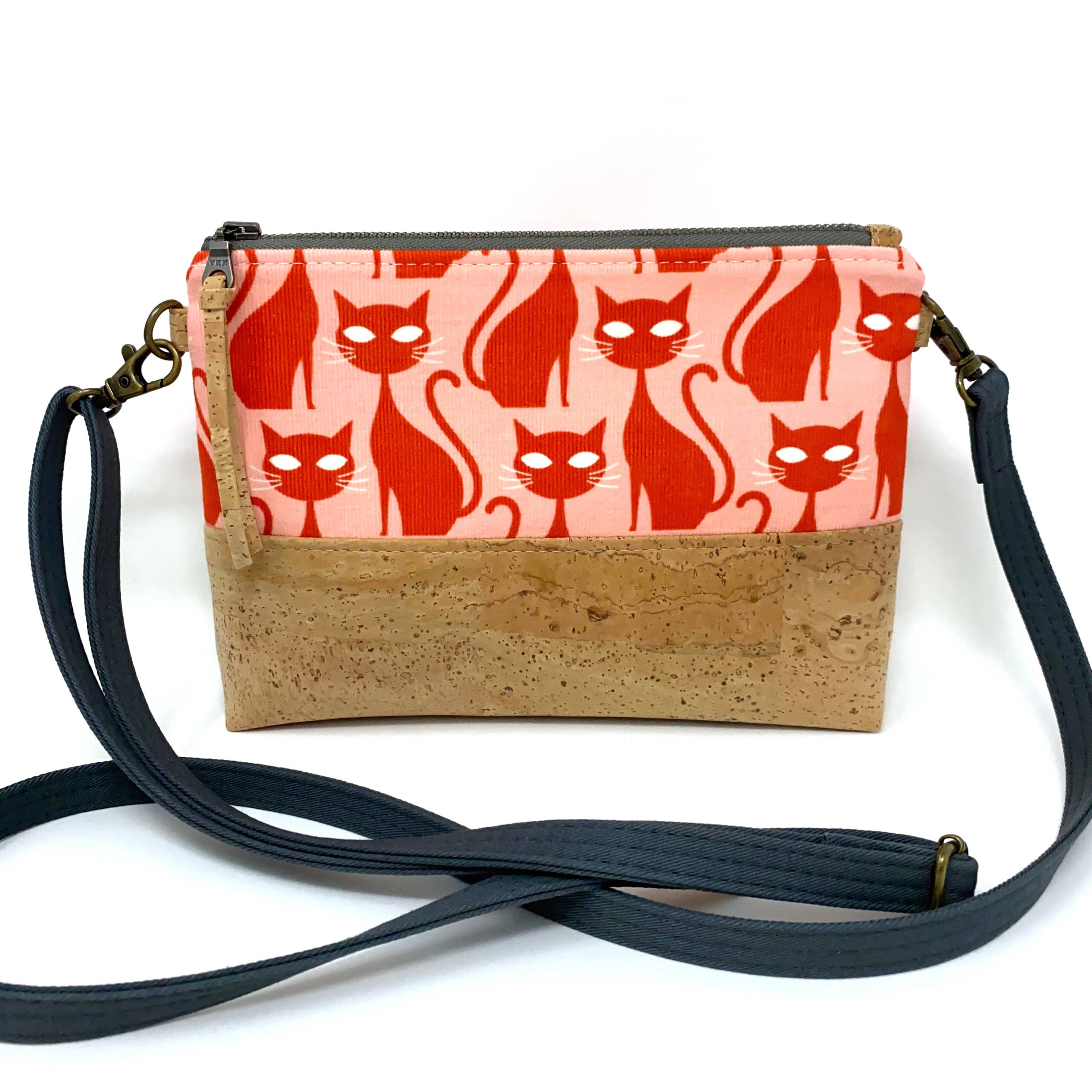 Mod Tabby Organic Cotton & Cork Crossbody