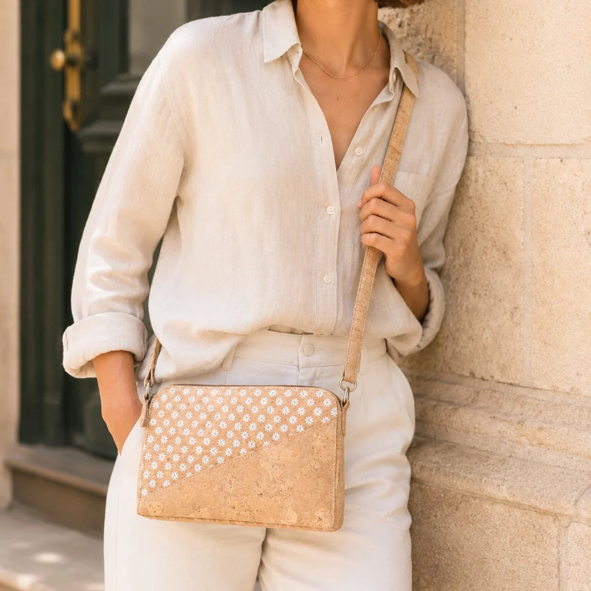 Cork Crossbody Bag
