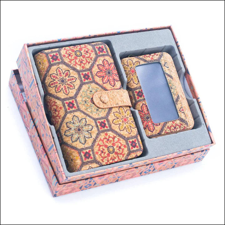 Gift Box 2-Piece cork wallet set