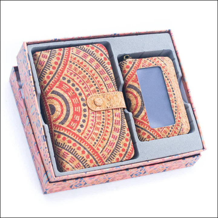 Gift Box 2-Piece cork wallet set