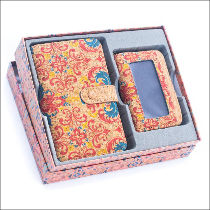 Gift Box 2-Piece cork wallet set
