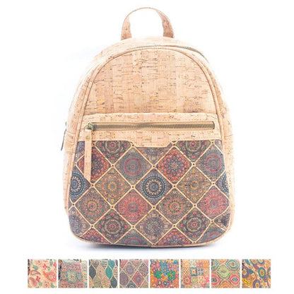 Natural Cork patterned Backpack