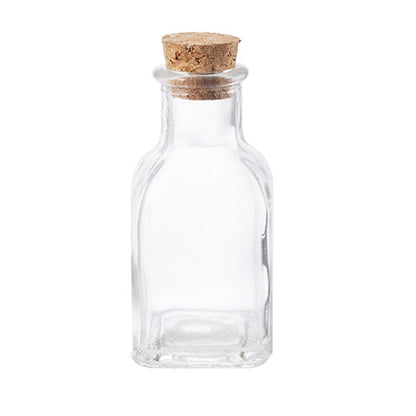 Victoria Lynn™ Glass Bottle Favors: 1.5 x 3.5 inches, 18 pieces