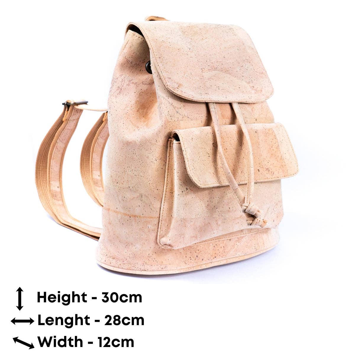 Chic Cork Drawstring Backpack