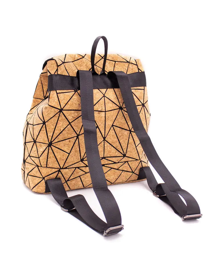 Geometric Cork Backpack