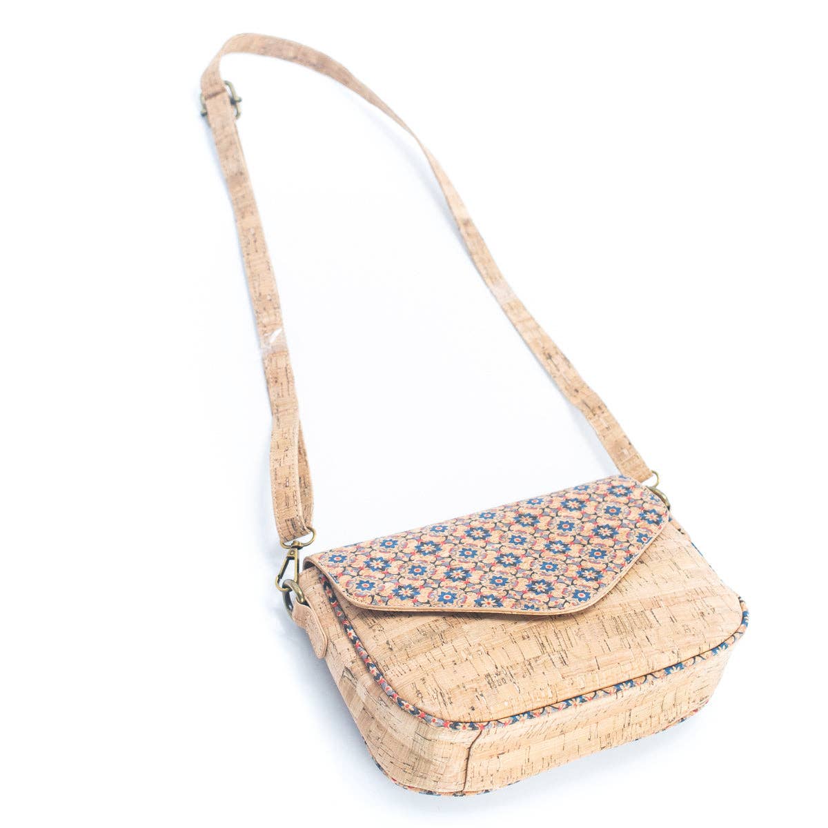 Cork Summer Pattern Printed Women's Crossbody Bag