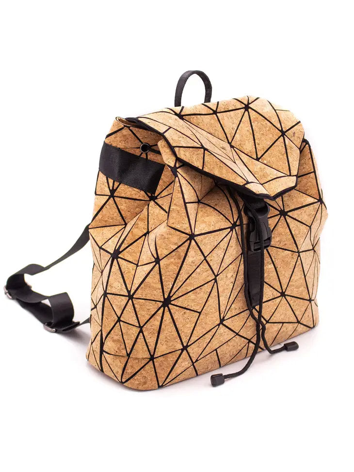 Geometric Cork Backpack