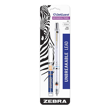 Zebra DelGuard Mechanical Pencils with Refill