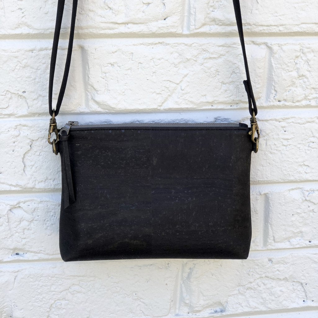 Cork Crossbody Black