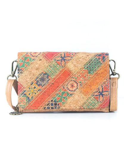 Natural Cork Crossbody Wallet