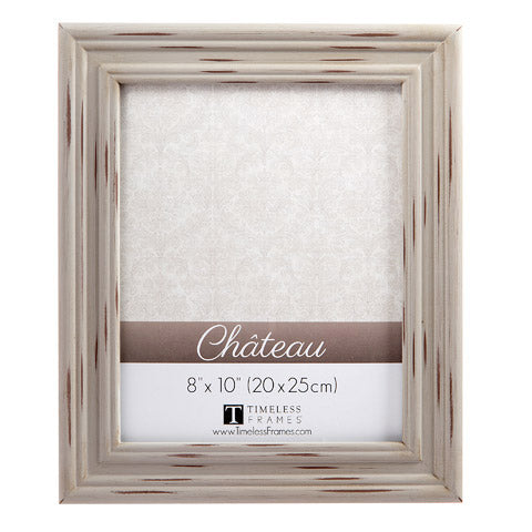 Timeless Frames Chateau Distressed Picture Frame - Light Gray - 8 in x 10 in