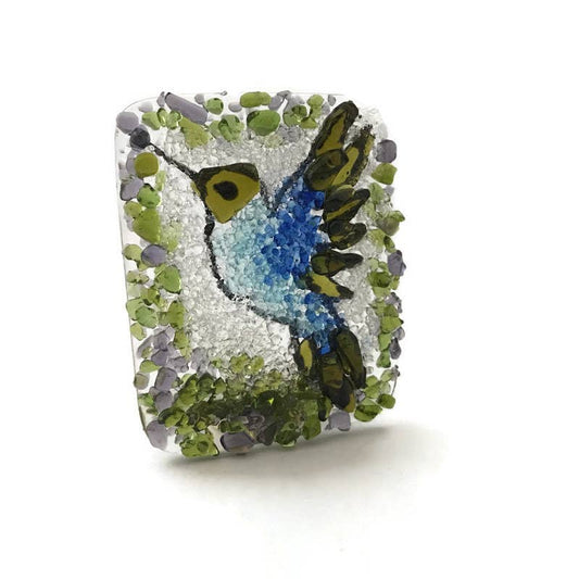 Spirit Glassworks - Hummingbird Night Light