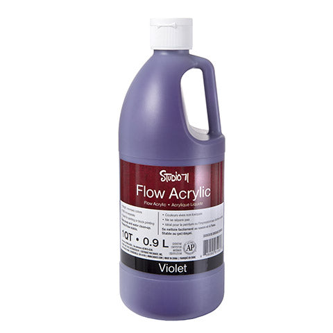 Studio 71 Flow Acrylic Paint: Violet, 32 oz