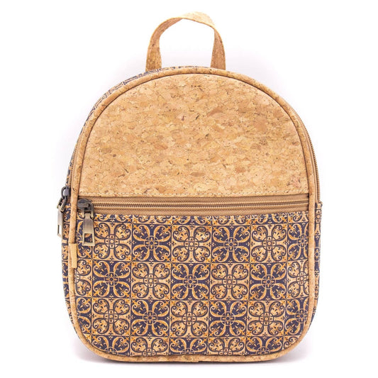 Clover pattern cork backpack