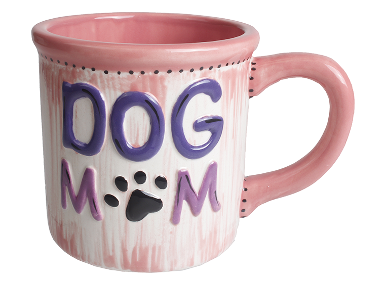 Dog Mom Tin Mug