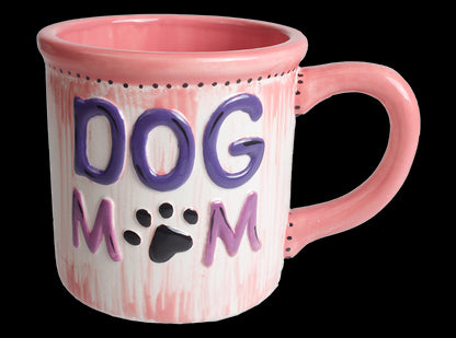 Dog Mom Tin Mug