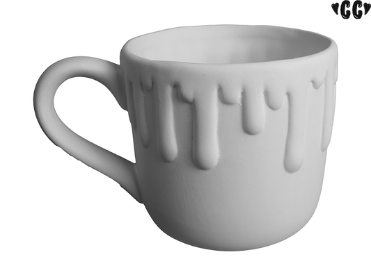 Rainbow Drip Mug Bisqueware