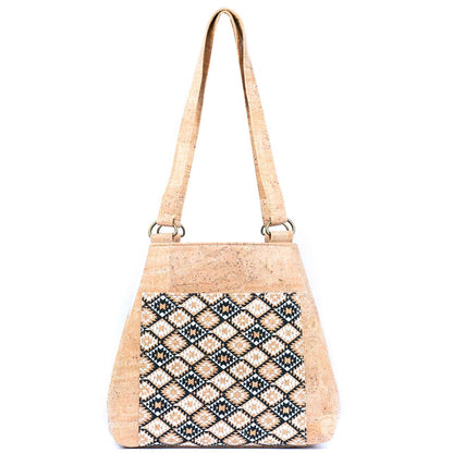 Cork Women's Tote Bag with Front Pocket