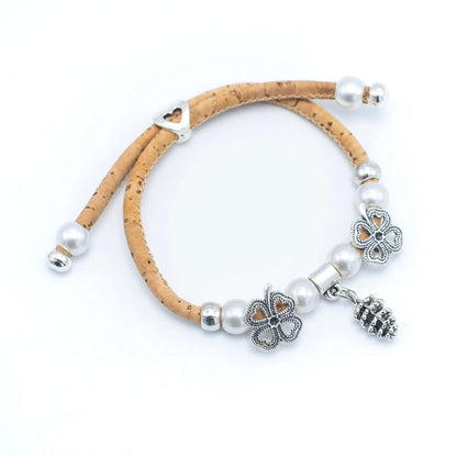 Pine cone Cork Bracelet